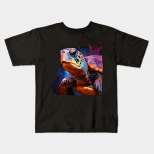 Sea Turtle Rainbow Kids T-Shirt